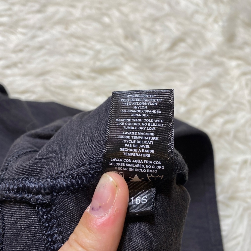 Kuhl Pant Wonens 14 Knit Straight Leg Pockets Interior Drawstring Gray Stretch - Picture 10 of 13